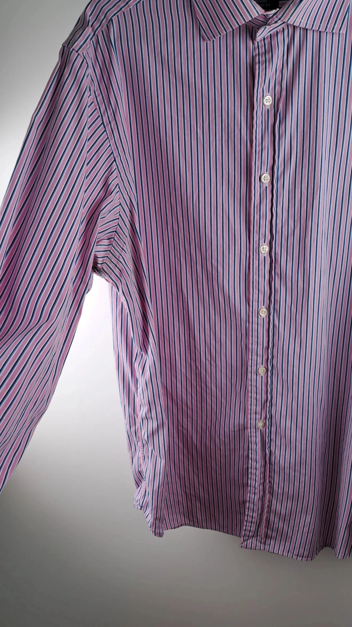 Camisa de Manga Larga / Polo Ralph Lauren / Rayada Rosa / Talla XL / Hombre / Ajuste Clásico – photo 3